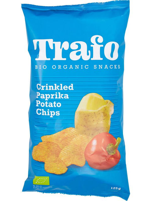 TRAFO Classic chips ondulés paprika 125g