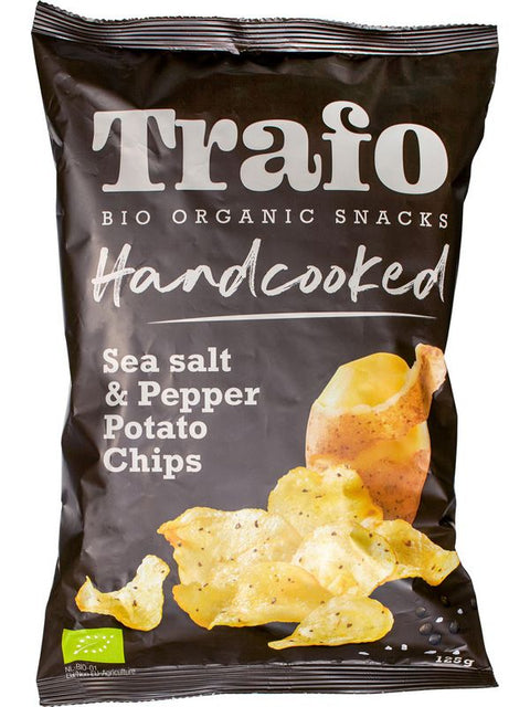 TRAFO Handcooked chips sel - poivre 125g