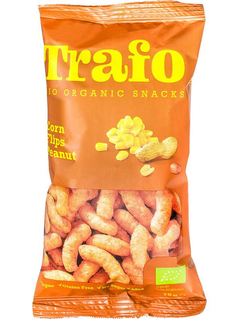 TRAFO Chips soufflés maïs cacahuètes 75g