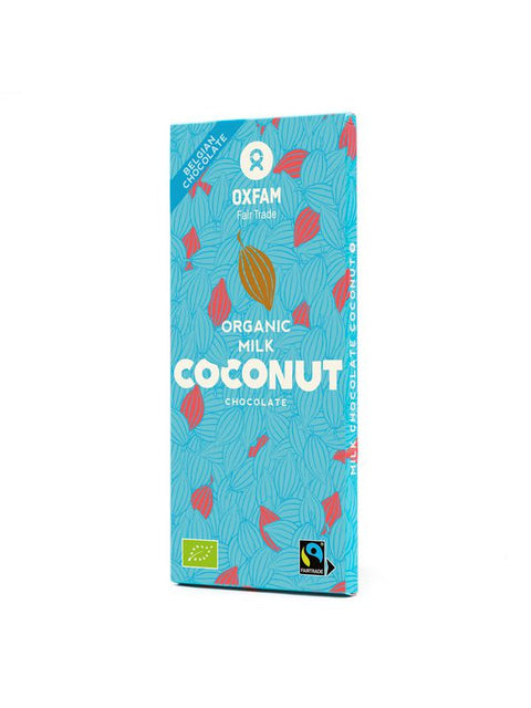 OXFAM Chocolat au lait noix de coco 100g