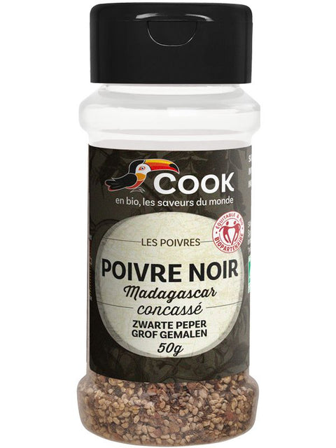 COOK Poivre noir concassé 50g