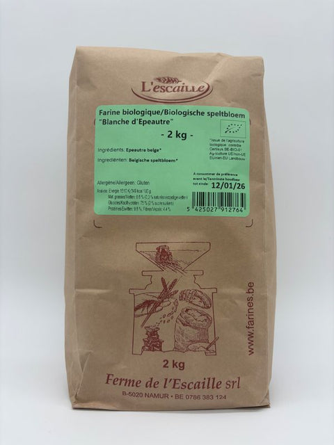 ESCAIL Farine d'épeautre blanche 2kg