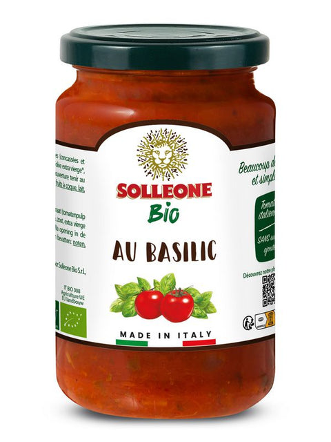 SOLL Sauce pâtes basilic 340g