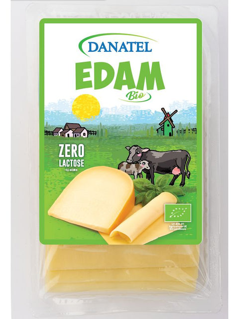 DANATEL Edam Tranches sans lactose 150g