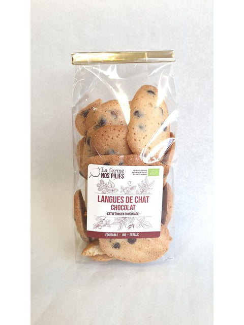 FERME PILIFS Langues chat chocolat 100g