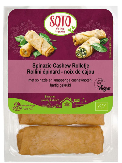 SOTO Rollini epinards cajou 200g