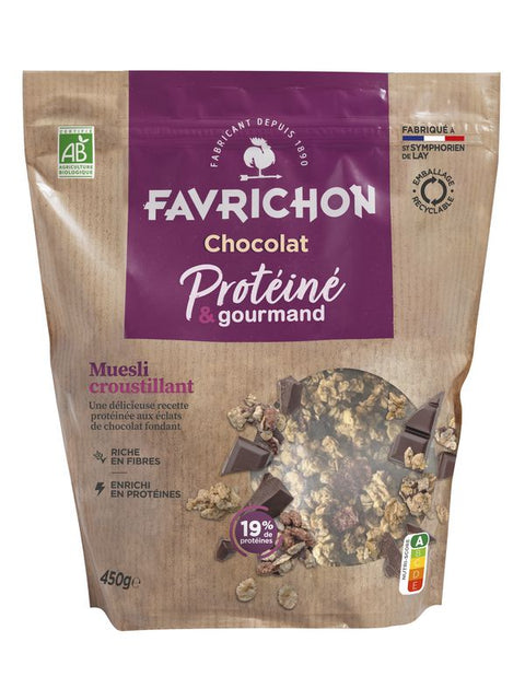 FAVRICHON Muesli crousti prot choco 450g