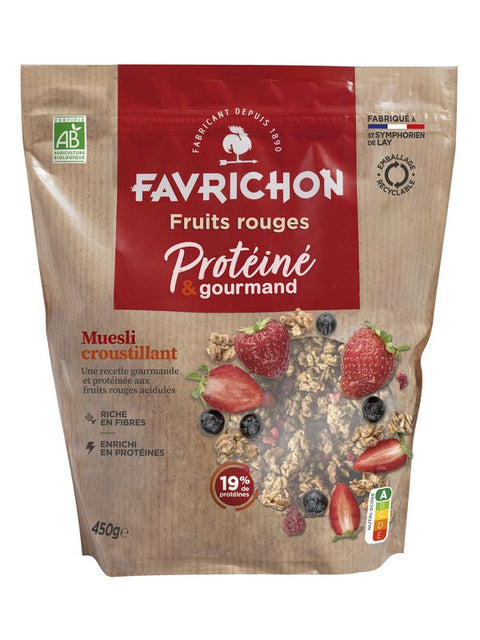 FAVRICHON Muesli crousti prot fruit 450g