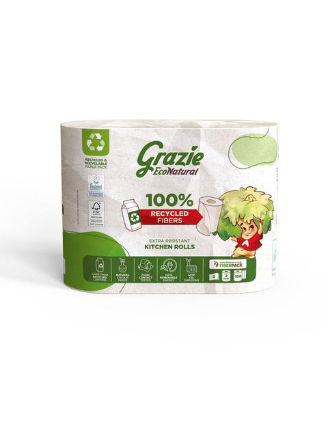 GRAZIE Papier absorb 2 maxi rolls 2-ply
