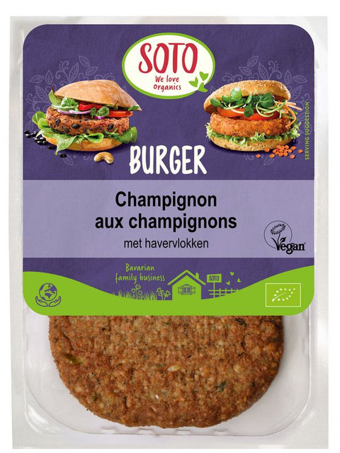 SOTO Burger aux champignons 150g