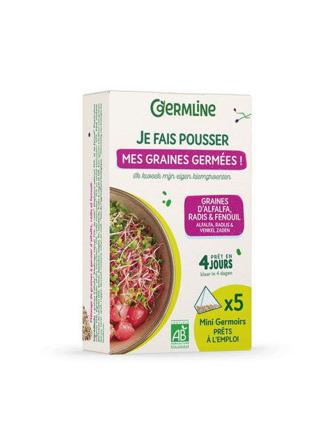 GERMLINE 5 mini germoirs radis 40g