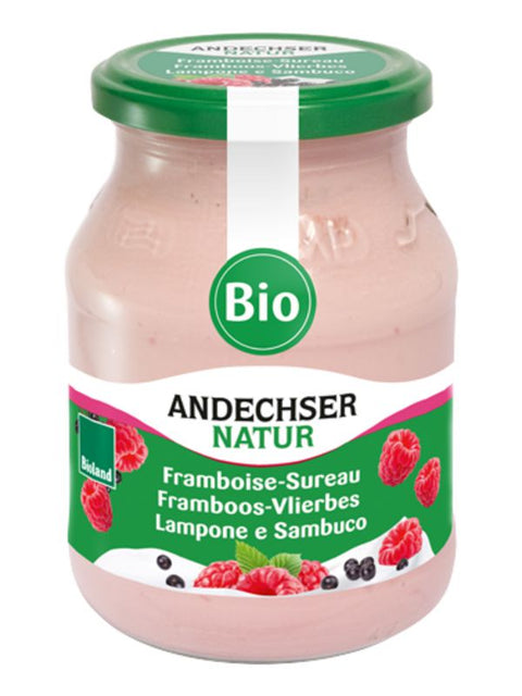 AND Yaourt framboises-sureau 500gr