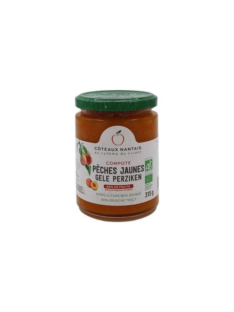 COTNANTAIS Compote de pêches jaunes 315g