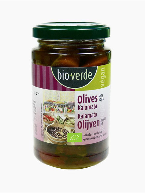 BIO-VERDE Olives noires dénoy. 200g