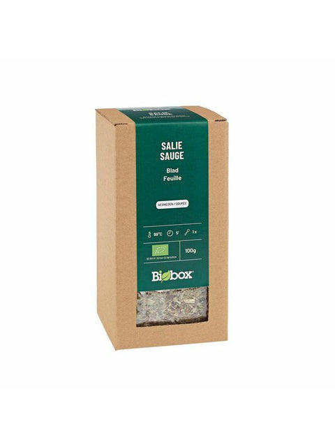 BIOBOX Sauge feuille coupée 100g