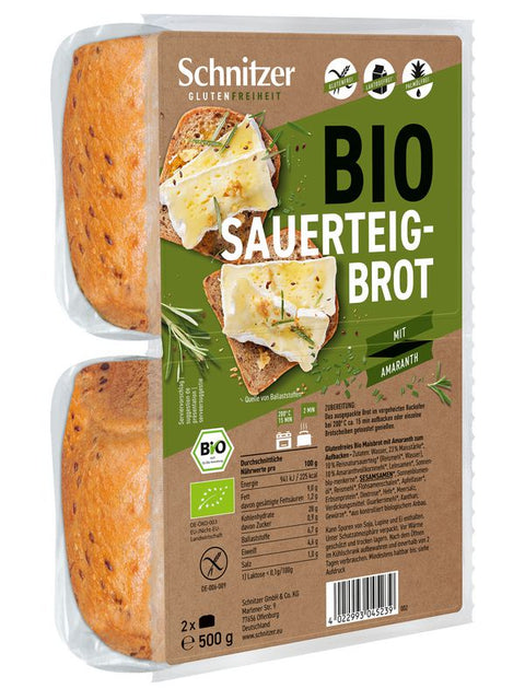 SCHNITZER Pain au levain amaranth 500g