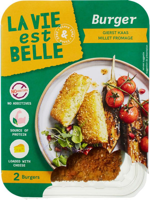 LA VIE Burger millet fromage 210g