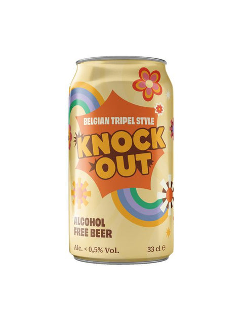 KNOCK OUT  Belgian tripel can <0.5% 33cl