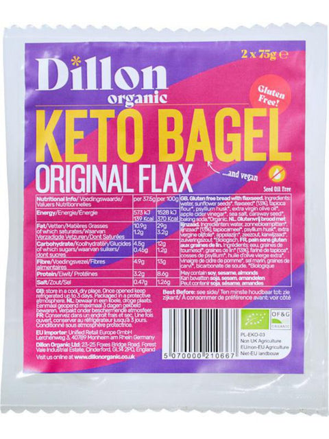 DILLON Bagel aux graines de lin 150g