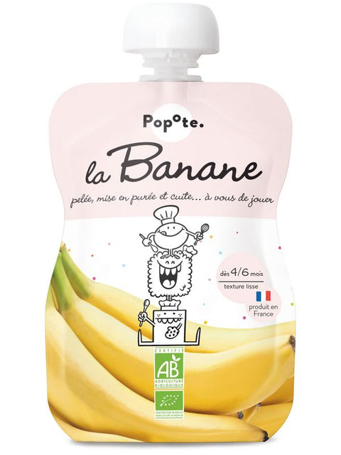 POPOTE Gourde banane 120g