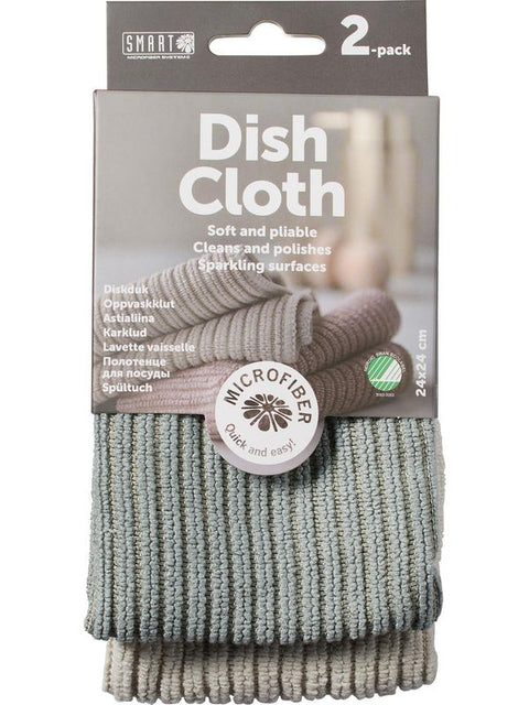 SMART Essuie-vaisselle gris-vert 2pc