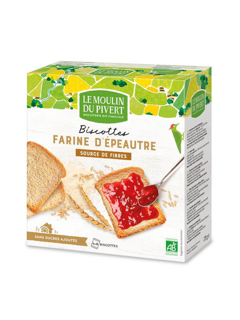 MOUL PIVER Biscottes 100% épeautre 270g