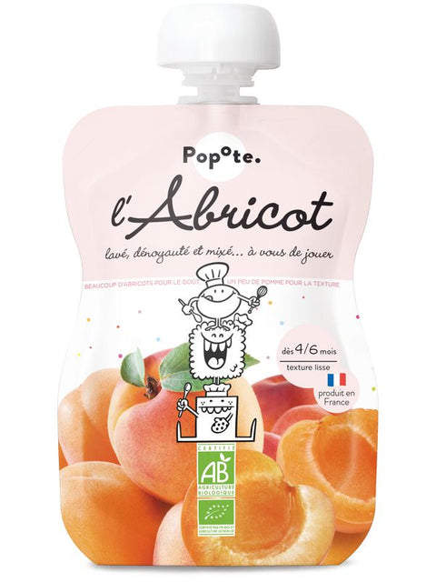 POPOTE Gourde abricot 120g