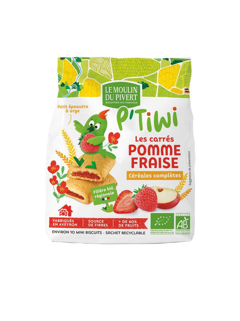 MOUL PIVER Ptiwi carré pomme fraise 120g