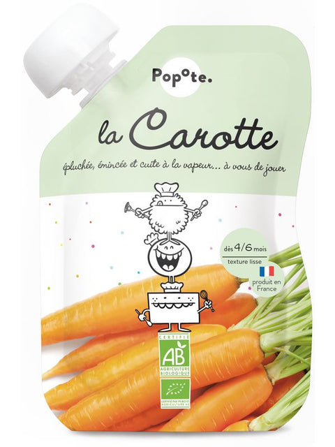 POPOTE Gourde carottes 120g
