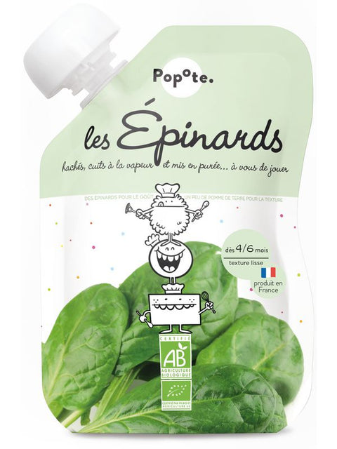 POPOTE Gourde épinard 120g