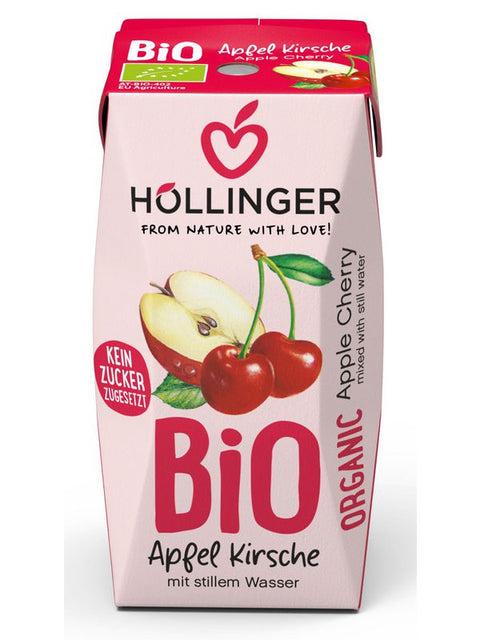 HOLLINGER Jus de pomme cerise 200ml