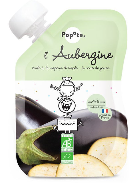 POPOTE Gourde aubergine 120g