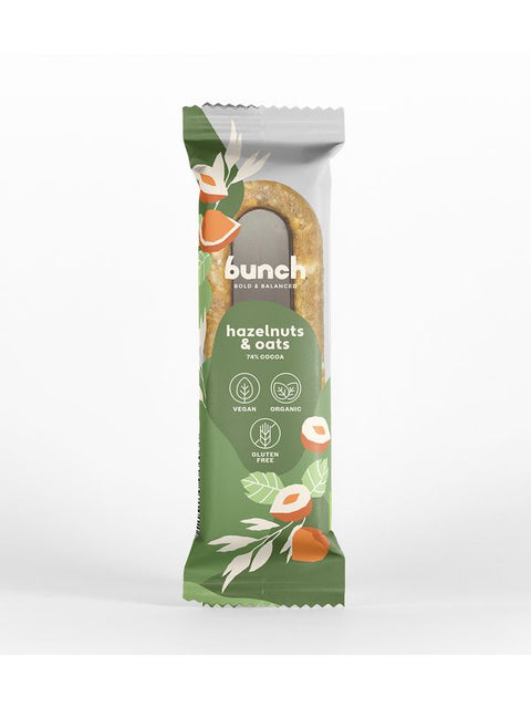 BUNCH Barre dattes- noisettes&avoine 38g