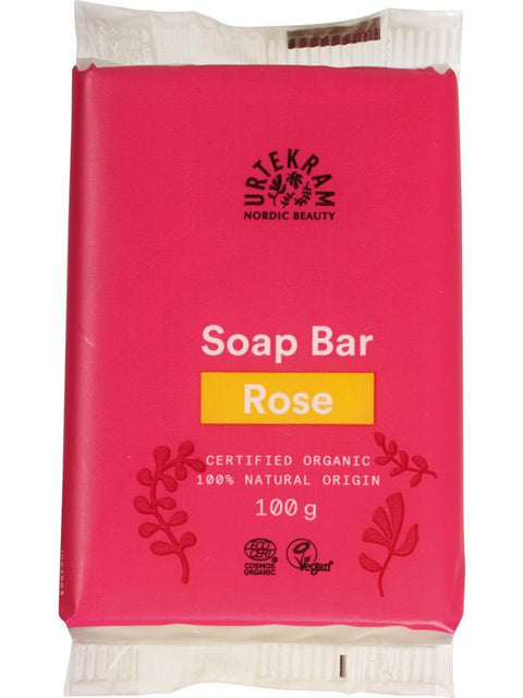 URTEKRAM Savon bloc rose 100g
