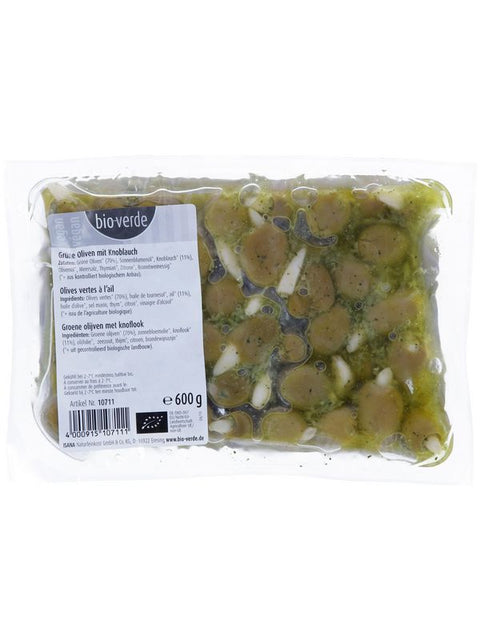 BV olives vertes + ail 600gr