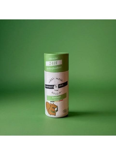 WASHCOUSIN Deodorant stick vetiver 50g