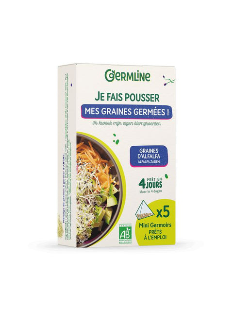 GERMLINE 5 mini germoirs alfalfa 40g