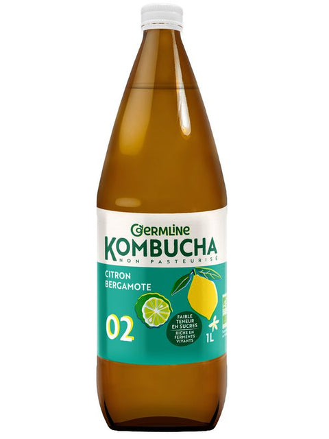GERMLINE Kombucha Citron Bergamote 1L