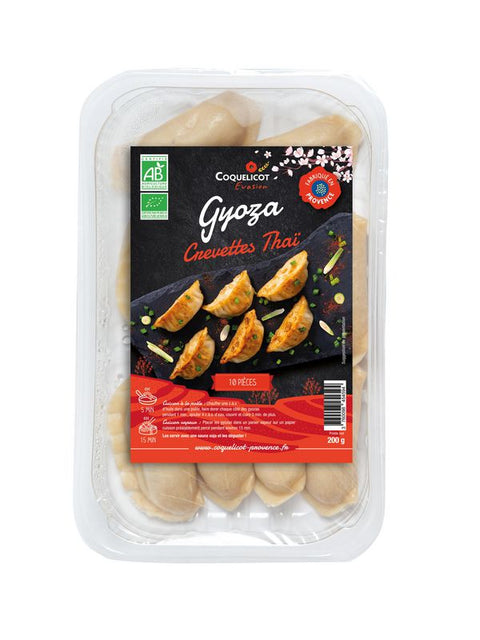 COQUELICOT Gyoza crevettes thaï 200g