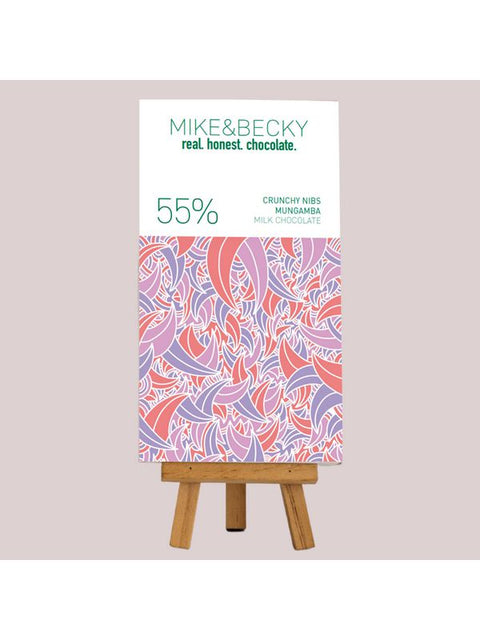 MIKE BECKY Crunchy nibs Mungamba 55% 60g