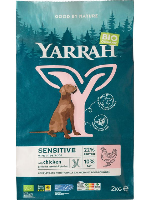 YARRAH Chien sensible poulet riz 10 kg