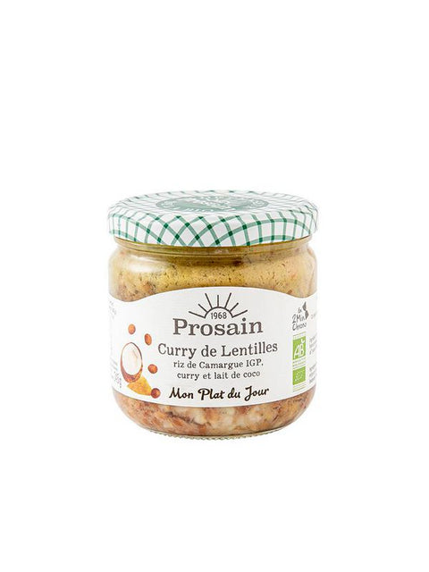 PROSAIN Plat curry/riz/lentilles 345g