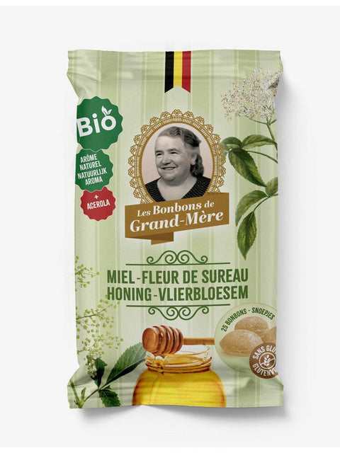 BONBONSGM Bonbons miel fleur sureau 90g