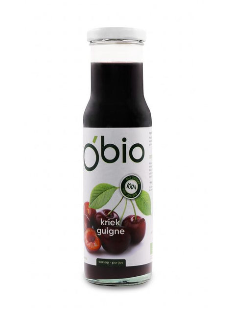 O'BIO Pur jus cerises griottes 230ml