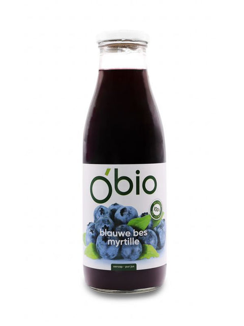 O'BIO Myrtilles 100% pur jus 75cl