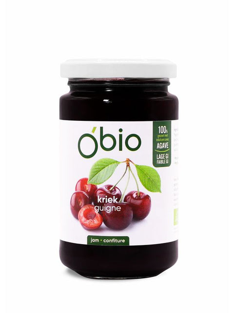 O'BIO Confiture cerise agave 250g