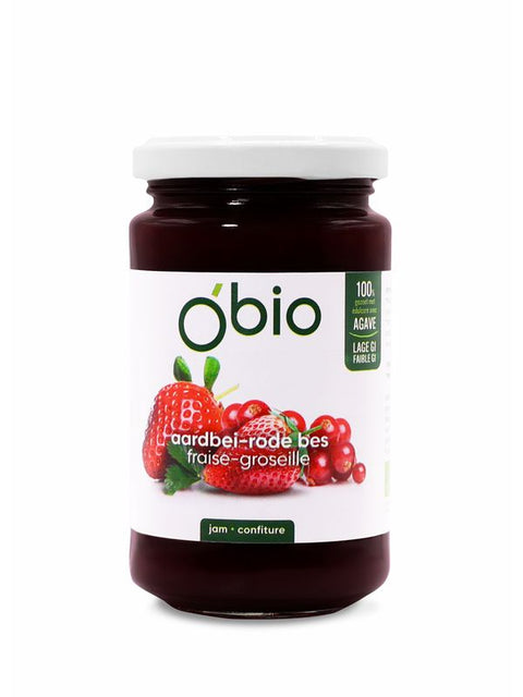 O'BIO Confitur fraise-grosseill 250g