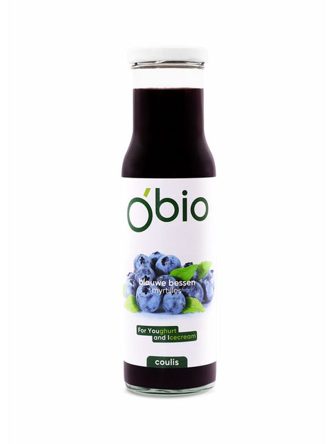 O'BIO Coulis de myrtilles 230g