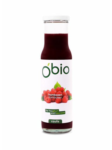 O'BIO Coulis de framboise 230g