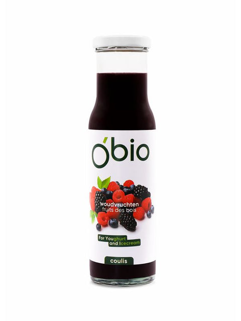 O'BIO Coulis aux fruits des bois 230g